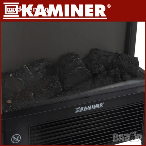 Електрическа камина KAMINER EMBEGO 2000W нагревател, снимка 5 - Камини - 53511501