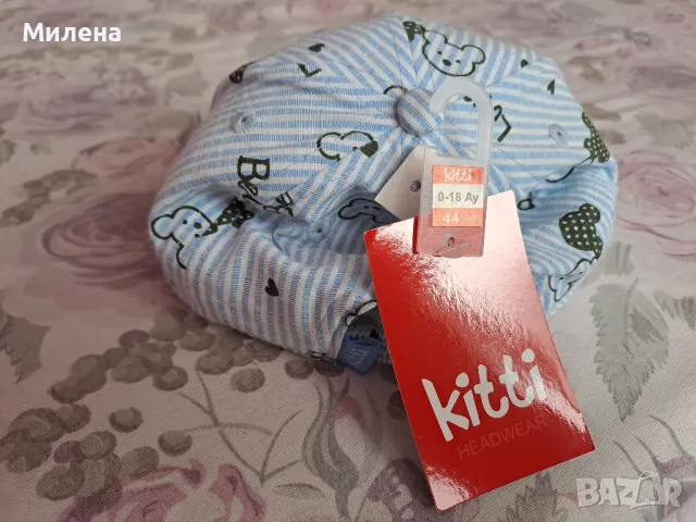 Нова бебешка лятна шапка с козирка, снимка 2 - Бебешки шапки - 50043357