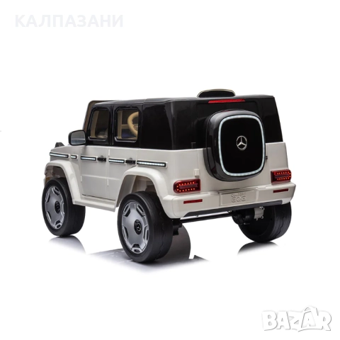 Акумулаторен джип MERCEDES BENZ JJ2088 с родителски контрол 12V Бял, снимка 5 - Коли, камиони, мотори, писти - 51665057