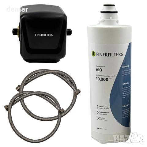 Finerfilters Многофункционална вградена филтърна система за вода, въглероден блок от 0,5 микрона, снимка 3 - ВИК - 53428138