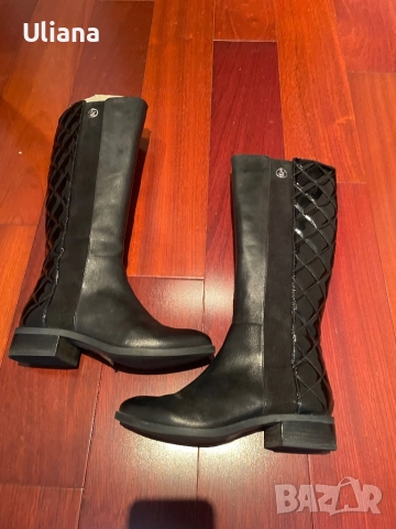 Дамски ботуши Armani кожа, снимка 8 - Дамски ботуши - 51921734