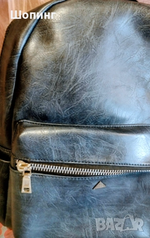 Нова Луксозна кожена раница