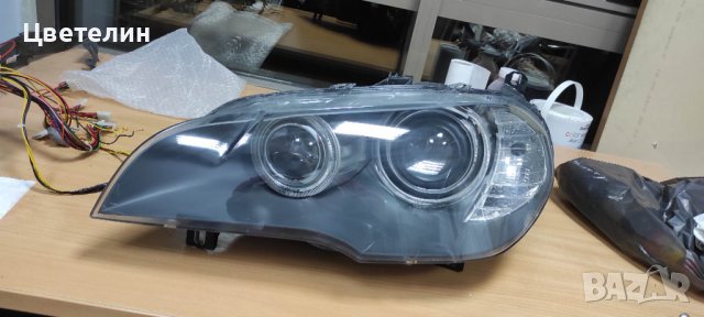 Ляв фар фарове BMW X5 E70 завиващ lqv far farove БМВ х5 е70, снимка 7 - Части - 40015581