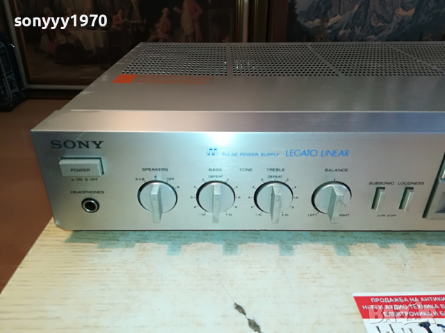 SONY TA-AX3 STEREO AMPLIFIER 2403221135, снимка 3 - Ресийвъри, усилватели, смесителни пултове - 36216059