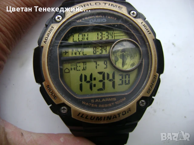 Продавам 5 броя кварцови часовника Jaques Lemans,Quasatron,Casio, снимка 11 - Мъжки - 50965147