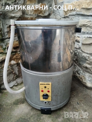 Стара Соц Българска Пералня РОСА 01 / 1988 г. / РАБОТЕЩА!, снимка 3 - Антикварни и старинни предмети - 53223049