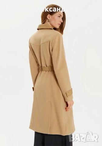 Дамско палто GUESS AMELIA Beige в размер М, снимка 4 - Палта, манта - 53119967