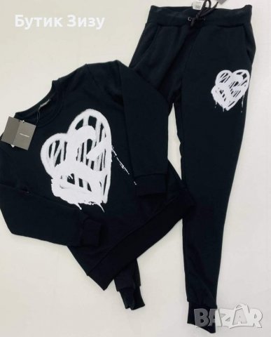 Дамски екип Dolce&Gabbana в черен и бял цвят