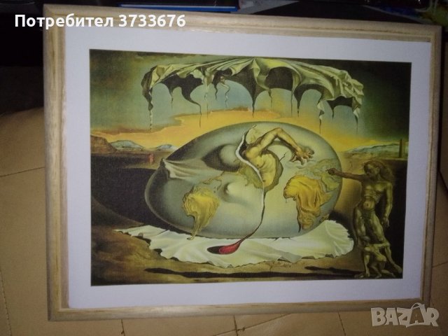 Картина на Салвадор Дали-худпжествена разпечатка на канаваца.