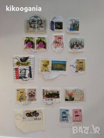 45 броя пощенски марки (употребявани), снимка 6 - Филателия - 44416923