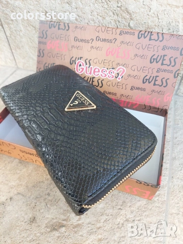 Черно портмоне Guess SG-55, снимка 3 - Портфейли, портмонета - 37646722