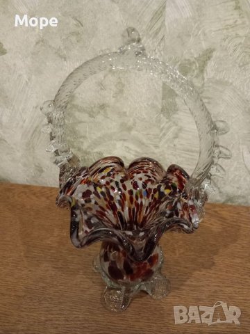 Стъклена Кошница, снимка 3 - Декорация за дома - 39151656