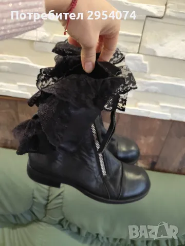 естествена кожа exclusive 38/39номер -45лв, снимка 2 - Дамски боти - 48664951