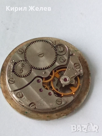 Механизъм с циферблат от стар ръчен часовник 52089, снимка 4 - Мъжки - 52264265