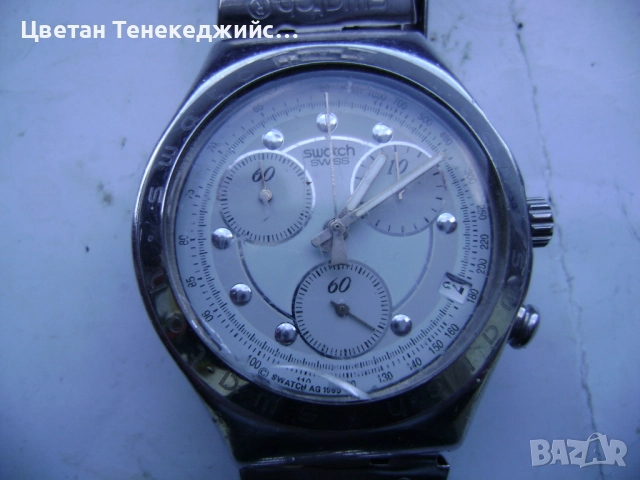 Продавам 3 броя кварцови часовници Casio,Swatch, снимка 4 - Мъжки - 52215208