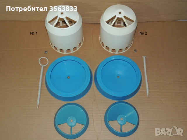 2 броя хранилки за пилета - Цена: 6 лв. за двата броя, снимка 10 - За птици - 51231197