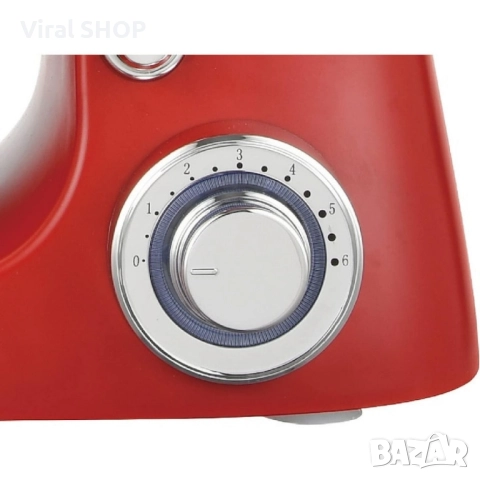 Многофункционален планетарен миксер с иноксова купа 5.5L Royalty Line RL-PKM1600, снимка 8 - Миксери - 51689892