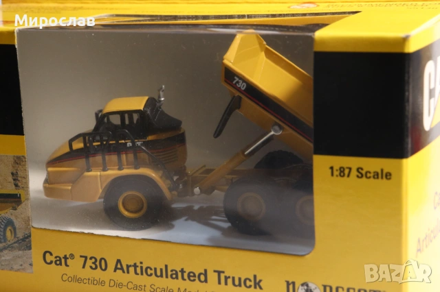 CAT 1/87 H0 САМОСВАЛ ГОНДОЛА КАМИОН КОЛИЧКА МОДЕЛ, снимка 4 - Колекции - 53586803