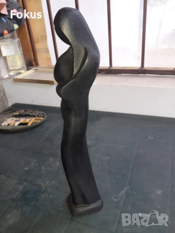 Уникална чугунена статуетка фигура - Мадоната 3,6кг., снимка 4 - Антикварни и старинни предмети - 53279856