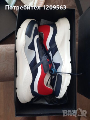 италиански мъжки кожени обувки baldinini 43 от естествена кожа, снимка 12 - Маратонки - 41722788