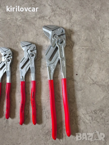 Knipex-Клещи раздвижени,гаечен ключ, снимка 3 - Ключове - 53466866