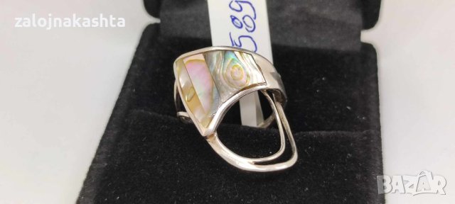Сребърен пръстен с Опал-2,73гр/925