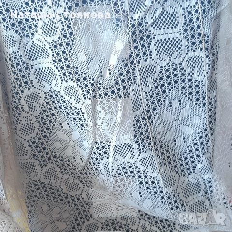 Старинни ръчни дантелени пердета