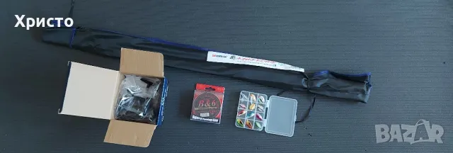 Нов комплект въдица с макара влакно и клатушки блесни, риболов, спининг , снимка 8 - Въдици - 49444306