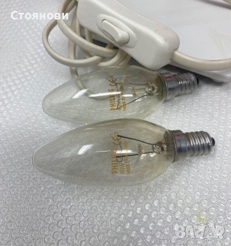 Две нощни лампи английски имат представки и крушки, снимка 12 - Настолни лампи - 41897705