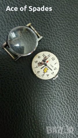 Анимиран Механичен Часовник ЛУЧ Сделано в СССР Работещ, снимка 8 - Колекции - 42689757