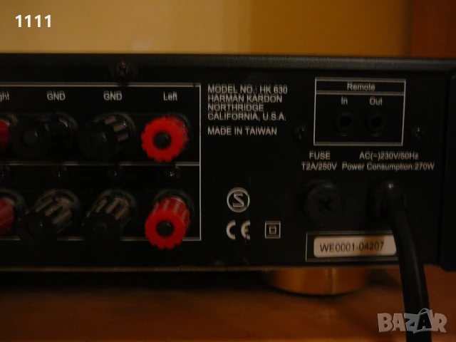 HARMAN KARDON HK-630, снимка 7 - Ресийвъри, усилватели, смесителни пултове - 51046584