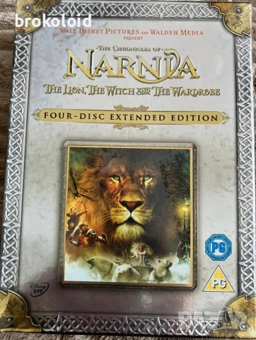 Хрониките на Нарния: Лъвът, Вещицата и Дрешникът Narnia: The Lion the Witch the Wardrobe 2005 DVD