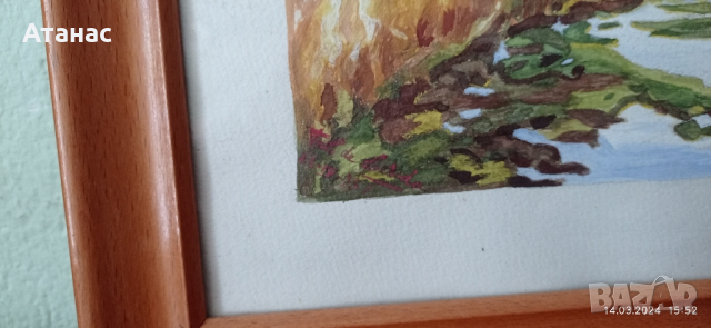 Картина,акварел, снимка 2 - Картини - 44763275