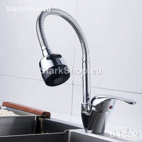  Гъвкав накрайник чучур за чешма / смесител 45см, снимка 3 - Друга електроника - 39909524