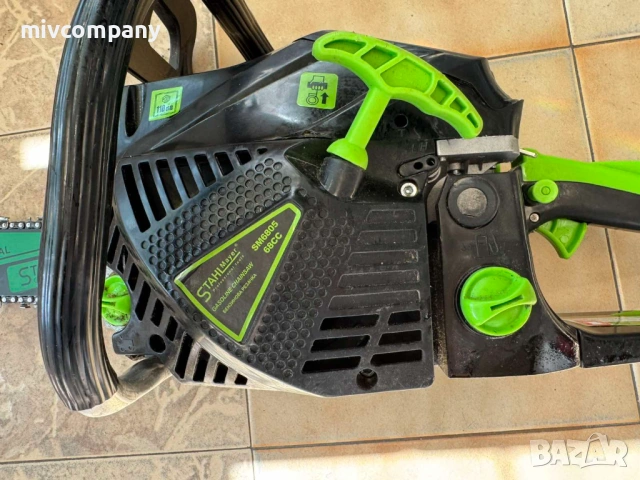 БЕНЗИНОВА РЕЗАЧКА 'TAHLMAYER ЗА ДЪРВА 68 куб. 4.5KW 40см ШИНА, снимка 6 - Градинска техника - 53769830