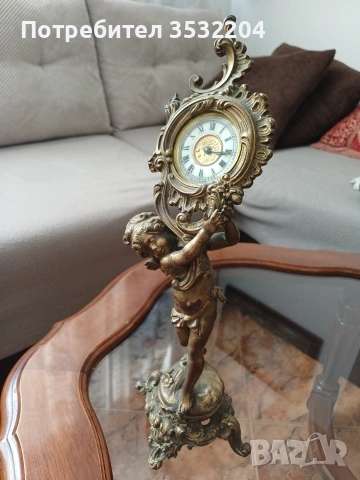 Античен каминен часовник., снимка 5 - Антикварни и старинни предмети - 53075562