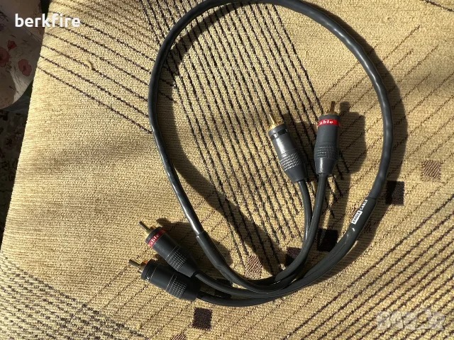 Кабел RCA-RCA Eagle switch Double Symmetrical Germany, снимка 5 - Други - 56149561