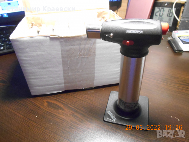 Creme Brulee Set 7 - 6 white porcelain hearts and burner, снимка 2 - Други - 36299867