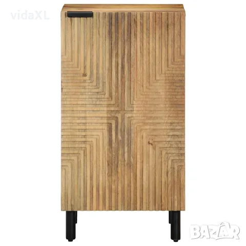 vidaXL Шкаф кафяв 40x33x75 cm Масивна дървесина Манго, снимка 2 - Шкафове - 56147545