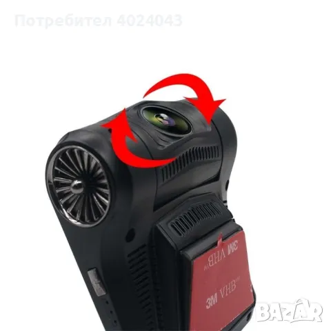 Скрит Wi Fi видеорегистратор с 2.5 инчов дисплей AC70, снимка 3 - Друга електроника - 47894188