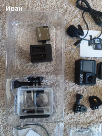 Продавам камера 5k ultra HD action camera, снимка 3 - Камери - 50343130