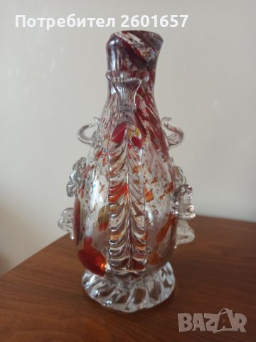 Красива стъклена гарафа, снимка 3 - Вази - 41820179