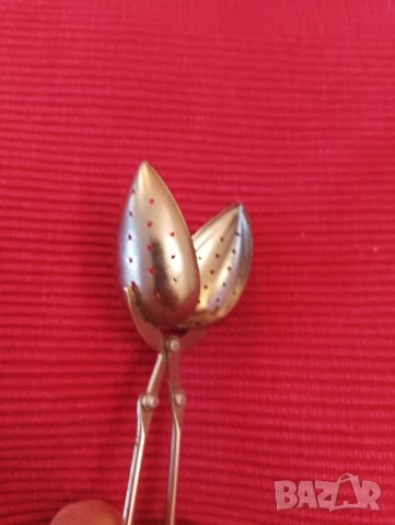 Стара лъжичка, цедка за чай. , снимка 3 - Други - 44179507