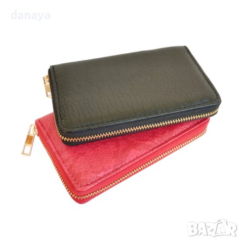 4118 Дамско кожено портмоне стил змийска кожа, снимка 2 - Портфейли, портмонета - 42545941