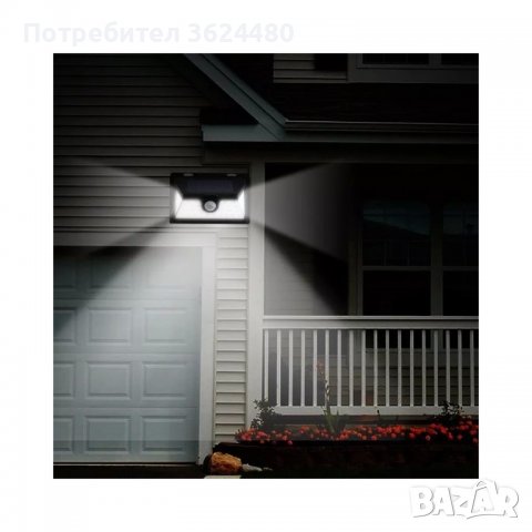 Мощна соларна индукционна лампа с 32 диода, снимка 4 - Лед осветление - 39955134