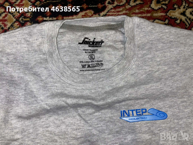 Мъжка работна блуза Snickers workwear, снимка 3 - Блузи - 53465949