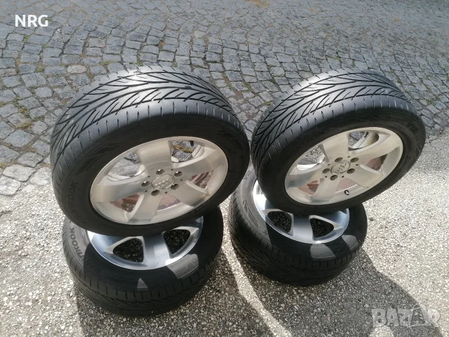 Алиминиеви Джанти 16 цола 5x112 Mercedes Audi+Гуми Hankook 225 50 16 , снимка 10 - Гуми и джанти - 56079790