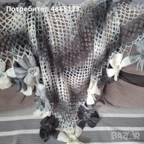 Дамски Шал меланж , снимка 8 - Шалове - 53025238