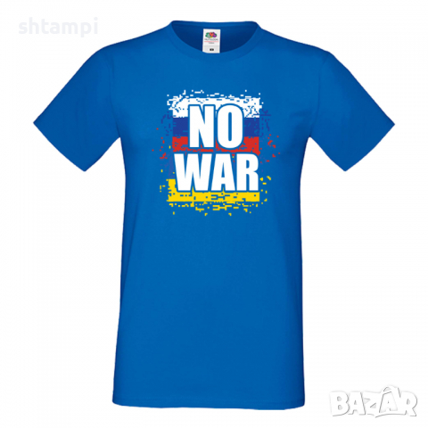 Мъжка тениска NO WAR,Укркайна, против Войната, снимка 3 - Тениски - 36124401