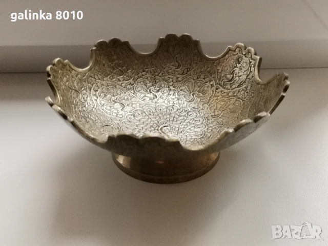 Стара бронзова бонбониерка, снимка 6 - Антикварни и старинни предмети - 53083158